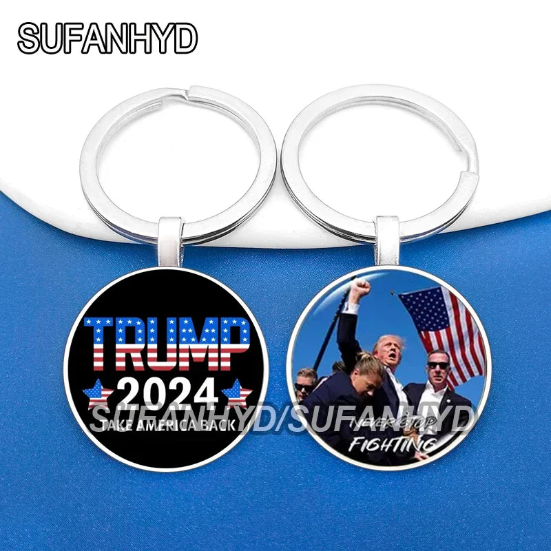 Trump Flag 2024 Keychains