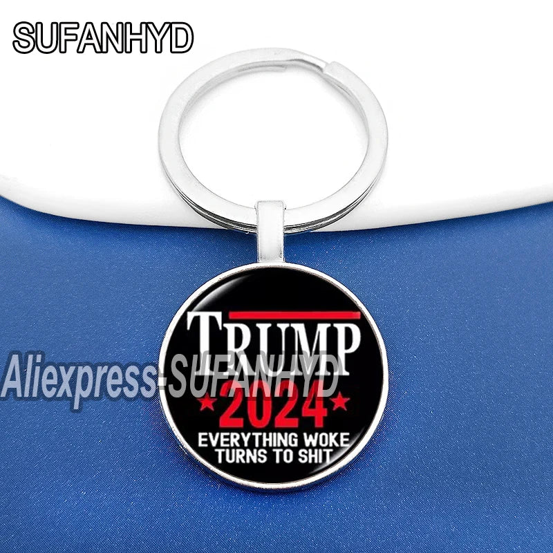 Trump Flag 2024 Keychains