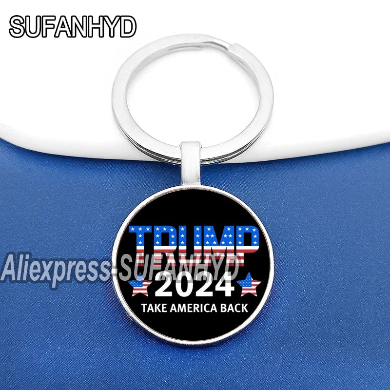 Trump Flag 2024 Keychains