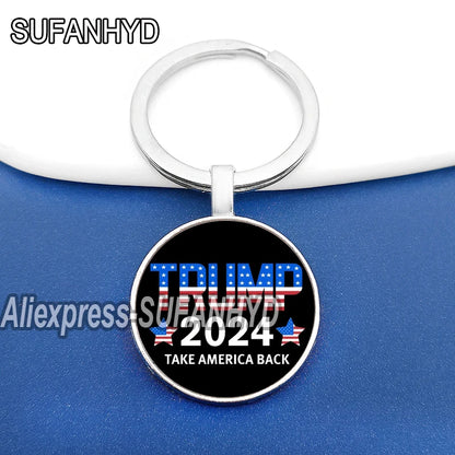 Trump Flag 2024 Keychains