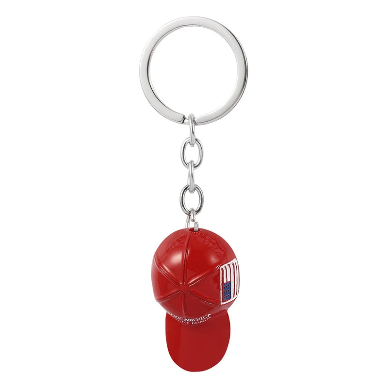 Trump Red Hat Pendant Keychain